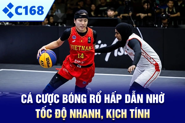 Cá cược bóng rổ hấp dẫn nhờ tốc độ nhanh, kịch tính