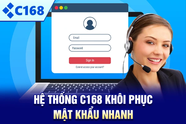 Hệ thống C168 khôi phục mật khẩu nhanh